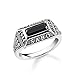 Produktbild Thomas Sabo Unisex-Ring College Ring 925er Sterlingsilber geschwärzt TR2243-698-11-54