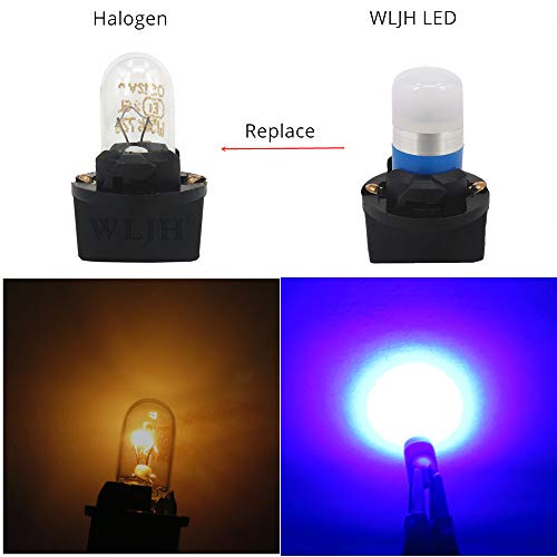 Wljh Blue Instrument Cluster Panel Gauge Dash Light Bulb Indicator Full Led Light Kit With Socket For Dodge Ram 1500 2500 3500 1994-2001, Pack Of 20 #TOP2
