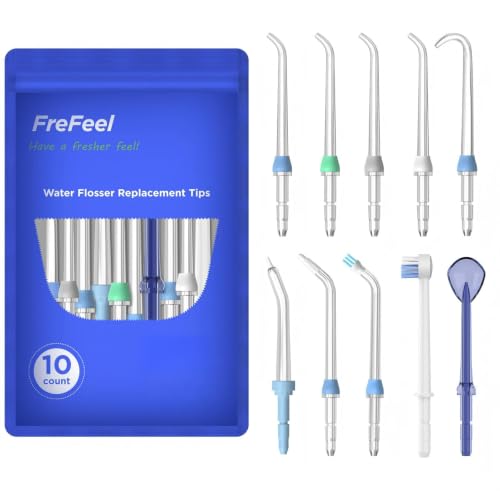 Replacement Heads for Waterpik Replacement Picks for Water Pik Water Flosser (10 Tips)