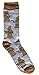 Star Wars Jawa Pattern Men's Crew Socks Shoe Size 6-12 Grey