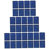 Happyyami 100 Pièces Feuille De Cellules Solaires Panneaux Solaires à Haut Rendement Cel...