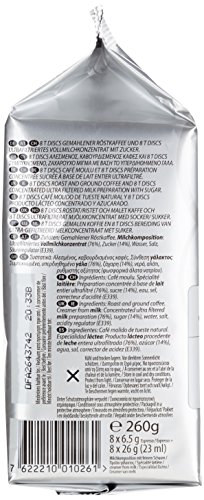 Tassimo Jacobs Cappuccino, Rainforest Alliance Certified, Pack Of 5, 5 X 16 T-Discs (8 Servings) #TOP5