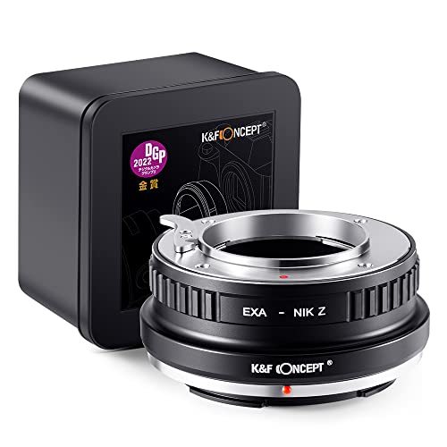 K&F Concept レンズマウントアダプター EXA-NIK Z マニュアルフォーカス エキザクタマウントレンズ → ニコンZマウント装着 メーカー直営店