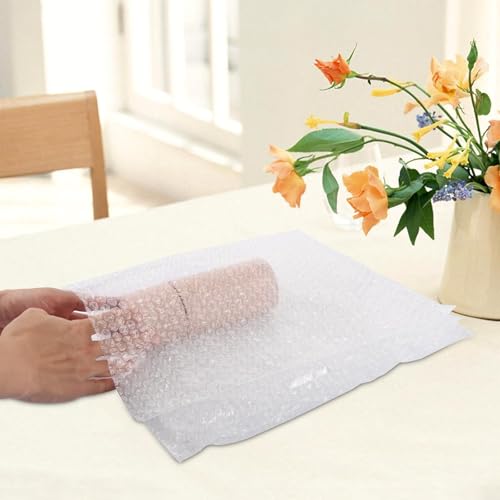 YAYODS 50 Stück Luftpolsterfolie Bubble Bags - 300 x 400 mm Verpackungsfolie Luftpolsterfolie - Luftpolsterbeutel 30 x 40cm - Bubble Wrap Luftpolster für Versand Verpackung, Stoßfeste Polsterung