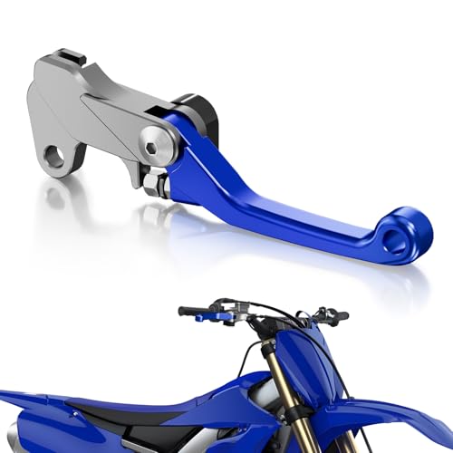 Levier de frein et d'embrayage pliable bleu TTR110 pour contrer la casse