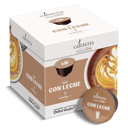 Café con leche en cápsulas Cafetería de Dia caja 16