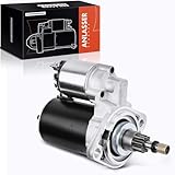 Frankberg Motor de arranque para automóvil Gasolina 1,1 KW/12 V/9 dientes Compatible con Transporter III Bus 25 Transporter III Furgoneta 24 25 Replace# 091911023