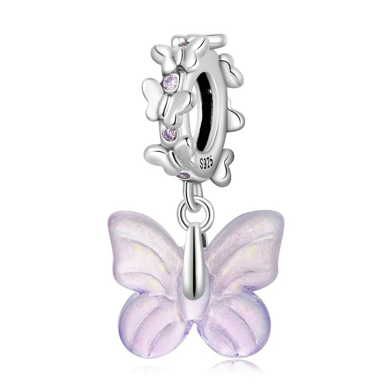 Charm de mariposa de plata 925 ideal para lucir en fiestas y eventos