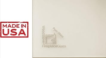 Treemont Large Single Door Ceramic Glass Panel 16 3/8 x 8 5/8