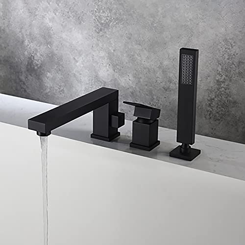 Robinet de baignoire à bec pivotant et douchette pratique pour un bain confortable - 5
