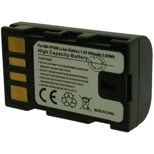 Batería compatible para JVC GR-D721 con tecnología de litio para videocámara
