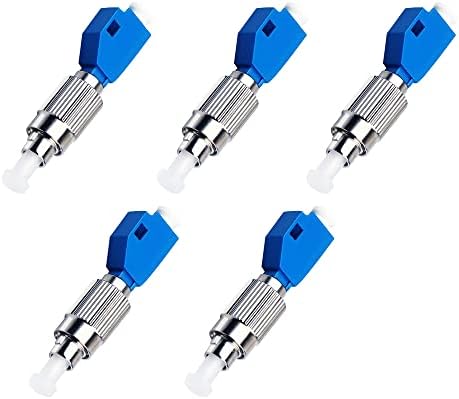 Wokyo Fiber Optic Connector FC Male to LC Female Adapter Coupler FTTH for Visual Fault Locator