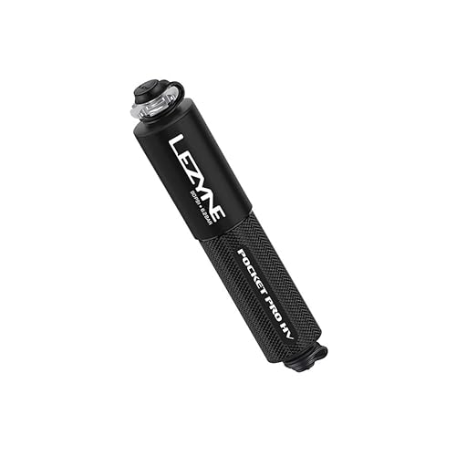 Lezyne Pocket Drive Pro Pompa HV, Nero Opaco