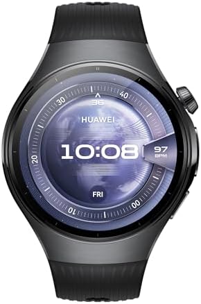 HUAWEI WATCH 5 Akıllı Saat – X-TAP Çoklu Algılama Teknolojisi, Gerçek Zamanlı Parmak Ucu Oksijen Ölçümü, Sağlık Özeti, eSIM Desteği, İki Farklı Pil Modu, iOS ve Android ile Uyumlu, Siyah - Görsel 2