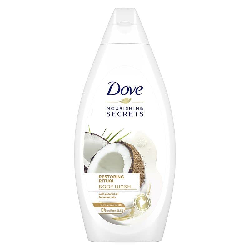 Image of Dove body wash (500 ml) (Coconut Oil & Almond Milk)