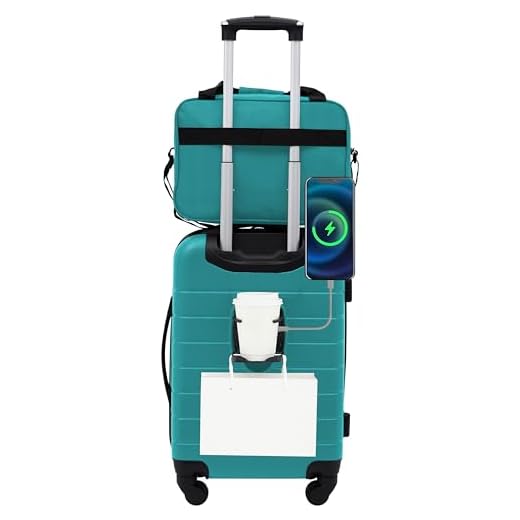 How large can bottles be in checked luggage Smart Luggage Set with USB Port