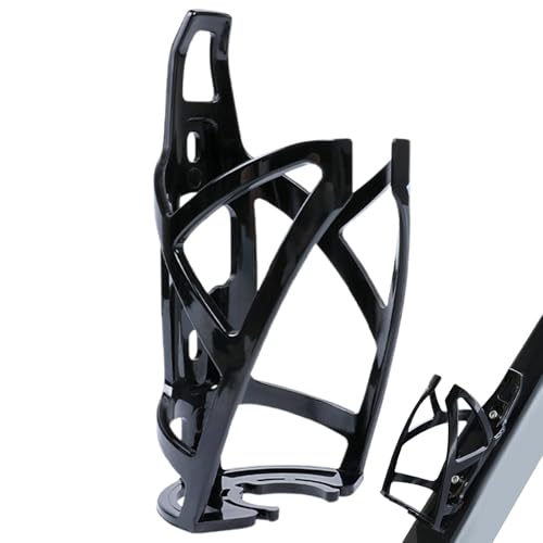 Portabidones Portabidones para bicicletas de carretera | Portabidones PC ligeros y portátiles-Portabotellas de agua, Portabotellas de moto negro con 2 tornillos