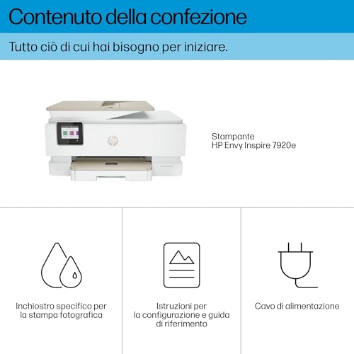 Hp Envy 7920E Stampante Multifunzione Getto Termico D'inchiostro A4 4800X1200 Dpi 15 Ppm Wi-Fi - 11