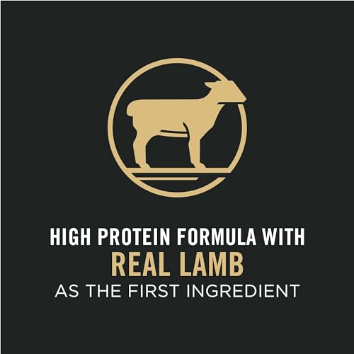 Image of Purina Pro Plan High Protein Dog Food With Probiotics for Dogs, Shredded Blend Lamb & Rice Formula - 18 lb. Bag