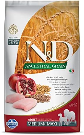 Farmina N&D Chicken & Pomegranate for Med/Maxi Dogs 5.5 Pounds