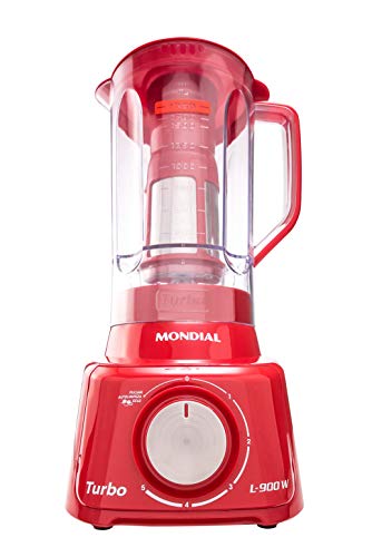 Liquidificador Mondial Turbo L-900 FR LIQUIDIFICADOR-127V-VERMELHO