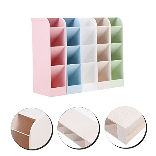 Porte-stylos multifonctions de bureau accessoire de rangement léger 5 pièces - 7