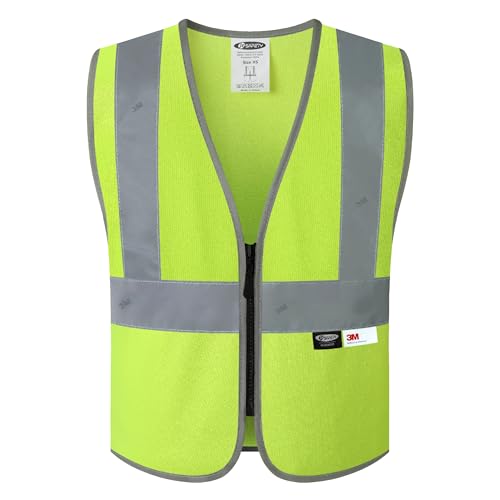 How to Coordinate a Neighborhood Route for Trick-or-Treating 5 JKSafety Kids Safety Vest Kids Construction Vest Hi Vis with 3M Reflective Tapes High Visibility Meet ANSI Standard Yellow Color (BK300-Yellow XS) 1 Piece
