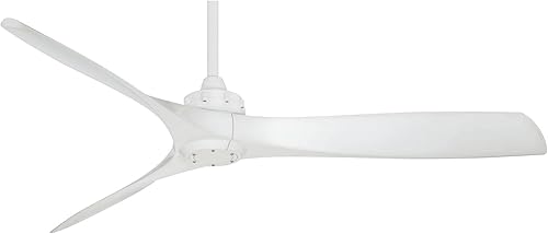 Ventilador de techo blanco Minka-Aire de 60pulgadas con control remoto