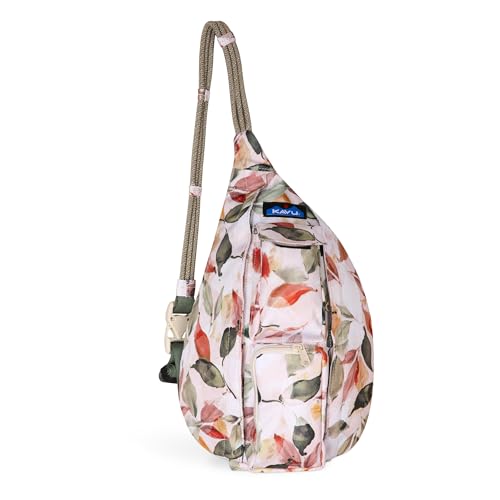 Image of KAVU Mini Rope Sling Pack with Adjustable Rope Shoulder Strap, Fall Foliage