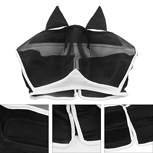 Máscara de Mosca de Cavalo Respirável e Confortável Com Orelhas para Anti Mosquito e Anti Mosca, For