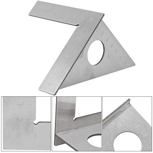 Régua de medição, régua de ângulo reto preciso, marceneiro poderoso para carpinteiro