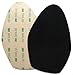 Stick-on suede soles for high-heeled shoes, with industrial-strength adhesive backing. Resole old dance shoes or convert your favorite heels to perfect dance shoes. [SUEDE-LA-black-r03]