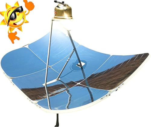 lwjunmm Portable Solar Cooker, 1500W Camping Outdoor Solar Cooker for solar heating, visual education