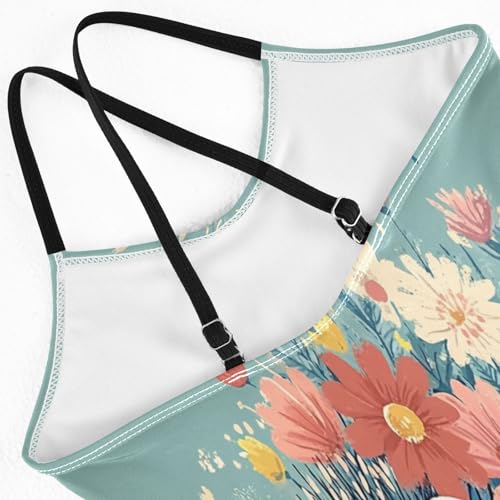 KLL Girls Swimsuit 1 Piecing Beach Swimwear Toddler Girl Bathing Suit4