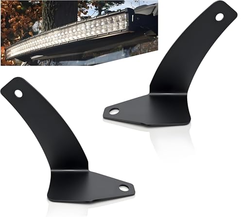 Aeloifft 42" LED Light Bar Upper Windshield Mounting Brackets Kit,Under-Roof Upper Lighting Brackets Compatible with 2016-2023 Polaris General 1000