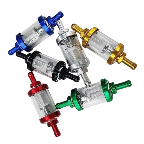 Filtre à carburant transparent 8mm haute efficacité pour essence de moto - 7