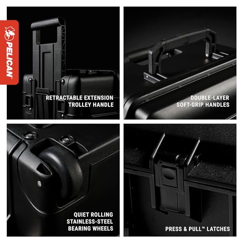 Image of Pelican Air 1615 Case With Padded Dividers - Black