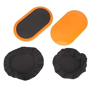 Core Sliders, Dual Sided Core Sliders, Oval Yoga Sliding Disks for Abs Full Body Training for Travel for Abdominal Exercise Equipment for Home