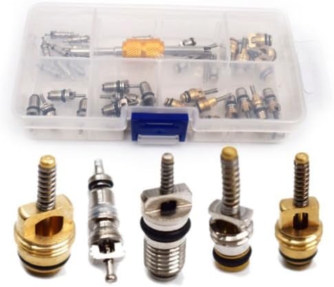 Kit Valvole Per Aria Condizionata Auto - 40 Pezzi, Per R12 E R134a, Con Strumento Di Rimozione - Foto 8