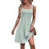 WIHOLL Sundresses for Women Cruise Dresses Dressy Casual Summer Outfits Beach Fashion Green L