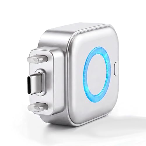 Auto Power-Off Fast Charging Adapter, 140W Auto Cut-Off Charger Protector with AI Full-Charge Disconnect for USB C Cable Phone Laptop,Prevent Battery Aging, Plug and Play, Overcharge Prevention (1pcs)