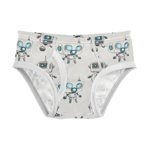 visesunny Boys Potty Training Underwear Intelligent Robot Pattern Breathe Cotton Briefs Size 2T-8Y for Toddler