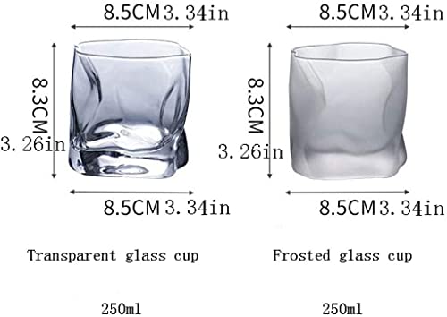 Whiskey Champagne Glasses Water Tumblers Glasses Drinking Glass, Glass Tumblers, Premium Crystal Glass Tasting Cups Drinking Glasses Wine Glass (Color : A(2 Pcs)) #TOP1