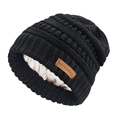 Naivlizer Winter Beanie Hat For Boys & Girls Satin Lined Slouchy Winter Hat Toddler (0-12Years Old) #TOP9