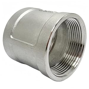 Stainless Steel 304 Cast Pipe Fitting, Coupling, 2″ NPT Female x 2″ NPT Female, 1pc