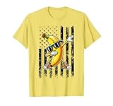 Dabbing Banana Retro American Flag Banana Lover Boys Kids T-Shirt