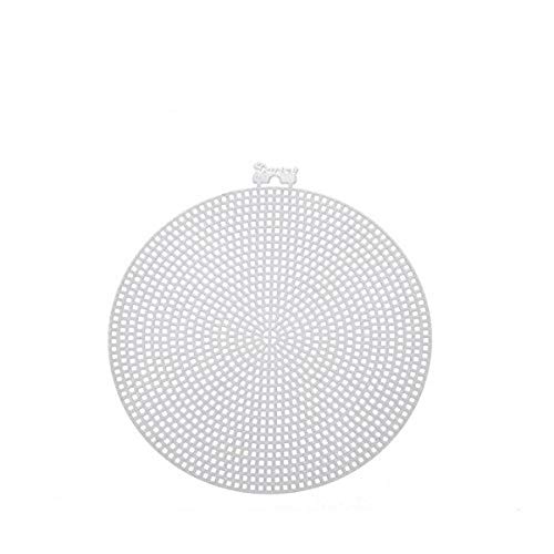 Darice 337816 Plastic Canvas Cerchio, Clear, 14.6