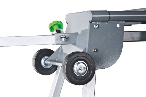 image for Genesis GMSS400W Universal Heavy-Duty Folding Miter Saw Stand with Qui