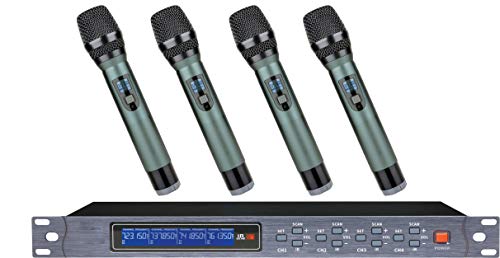 Kit Per Conferenze Wireless Uhf Con 4 Microfoni Gelato - Karma Set 8042Pal