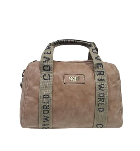 Coveri - Bolsa de viaje unisex - Bolso de mano bandolera para el fin de semana - Gran capacidad - Ideal para gimnasio, escuela, trabajo, etc - Art. 3544, marrón, 40X23X23 cm, Contemporáneo Coveri - Bolsa de viaje unisex - Bolso de mano bandolera para el fin de semana - Gran capacidad - Ideal para gimnasio, escuela, trabajo, etc - Art. 3544, marrón, 40X23X23 cm, Contemporáneo